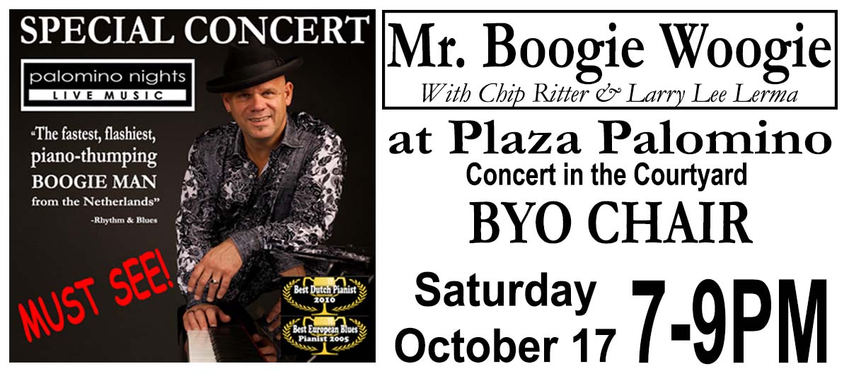 Palomino Nights presents Mr Boogie Woogie